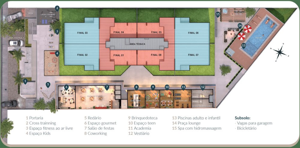 Planta do condominio